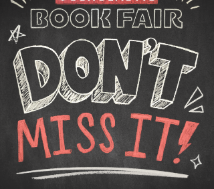 chalk board with white and red lettering saying "Don't miss it"