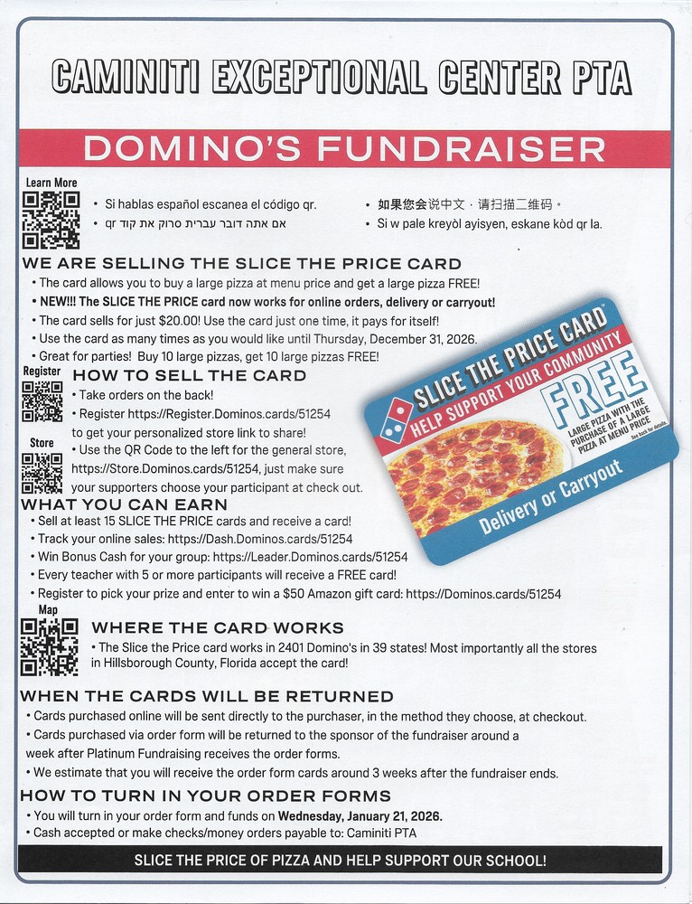 Domino's Fundraiser