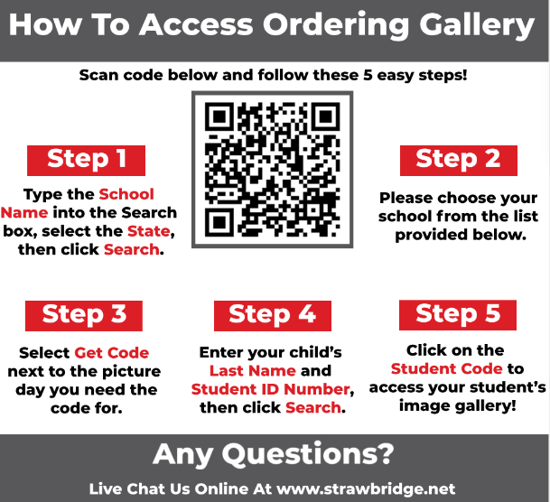 How to Access Ordering Gallery with QR code