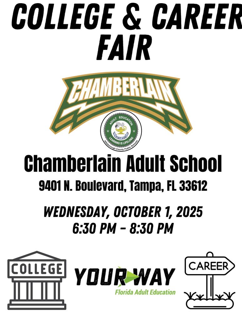 Chamberlain Adult College & Career Fair