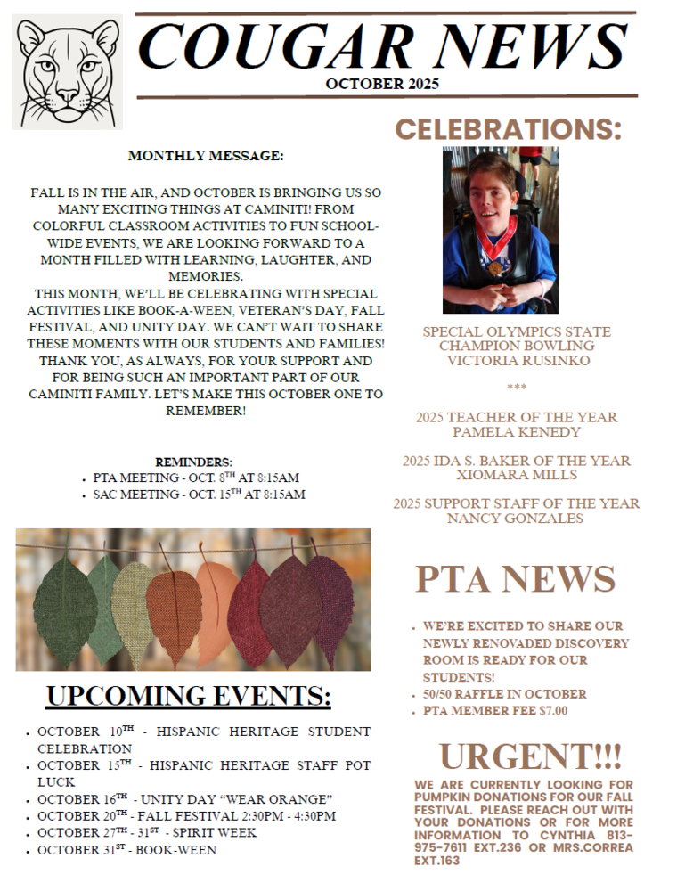 Cougar News 25-10