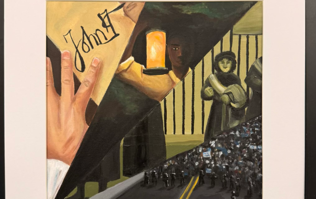 student art work that won at a competition