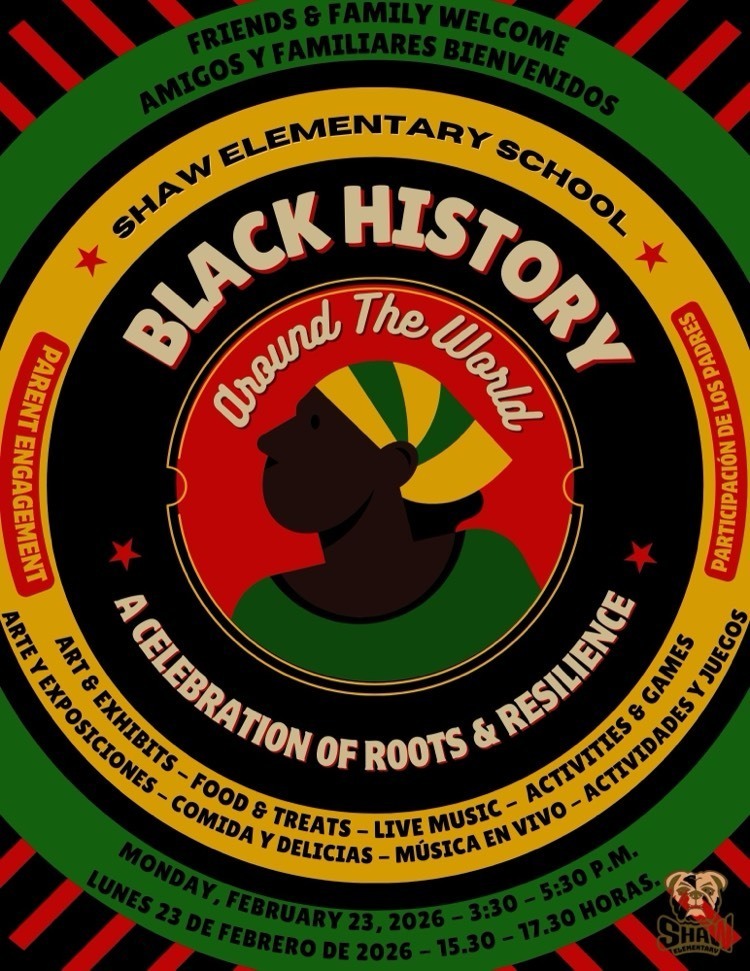 colorful design Black History