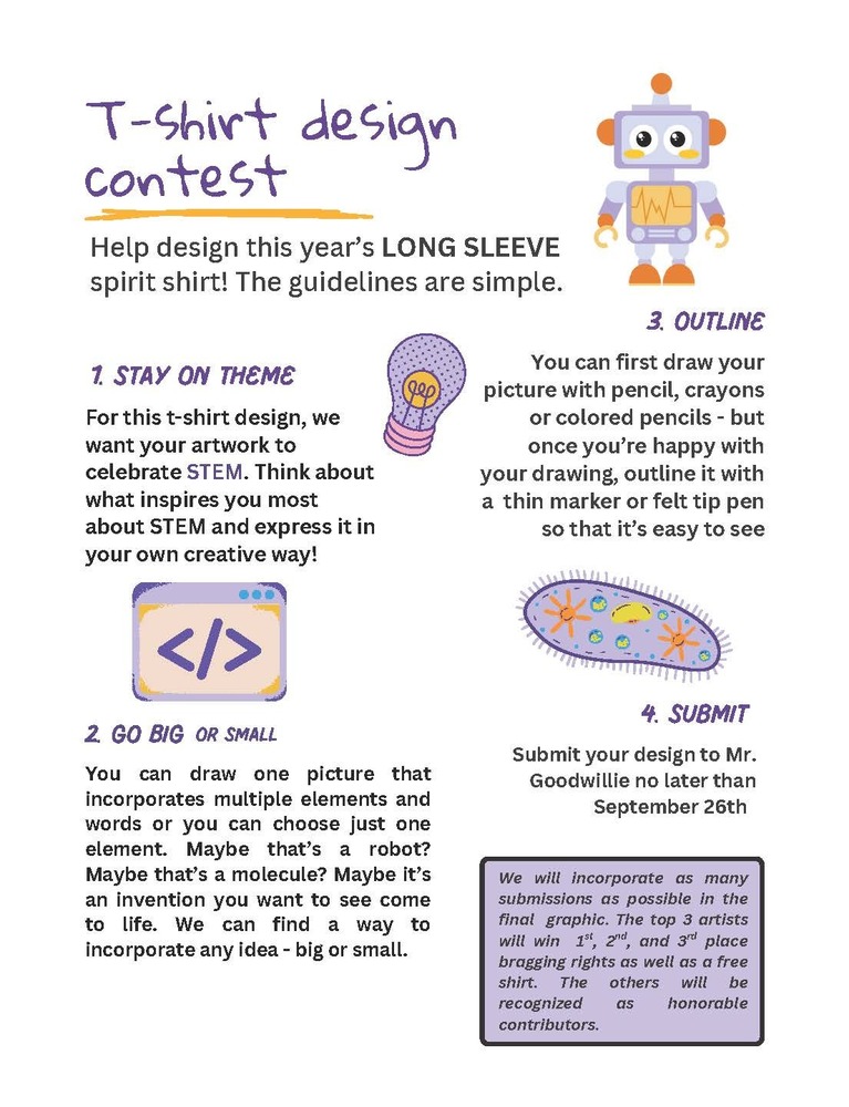 T-Shirt Design Contest Flyer
