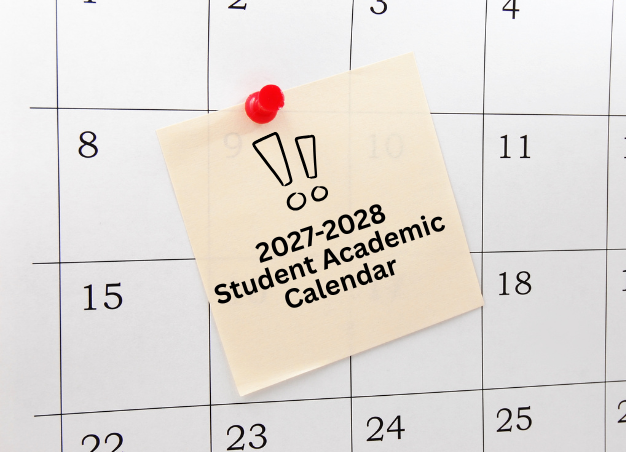 2027-2028 Student Academic Calendar graphic