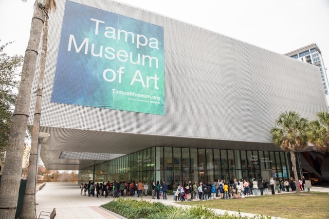 Photo of the exterior of the Tampa Museum of Art