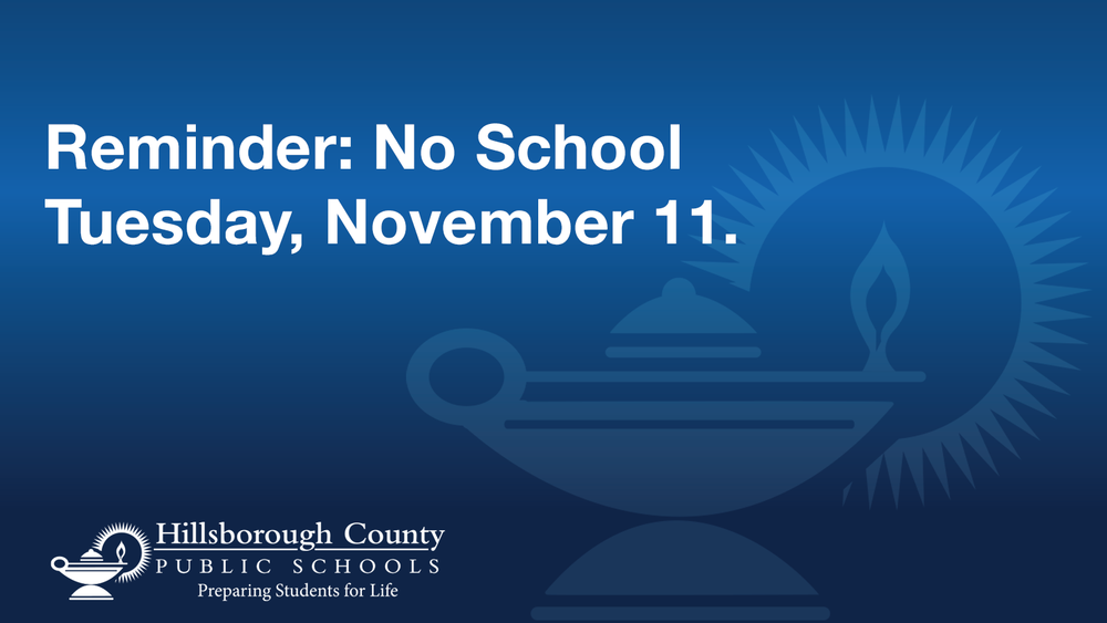 No School, Nov. 11