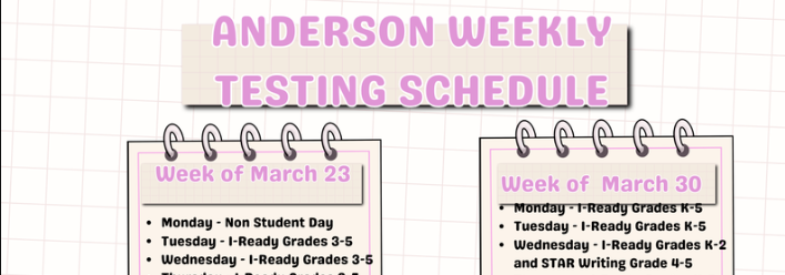 Testing Schedule