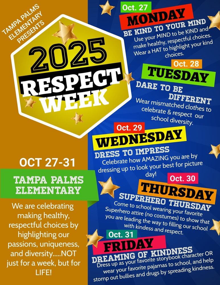 Respect Week 2025 at Tampa Palms ES