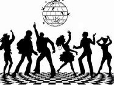 People dancing under a disco ball
