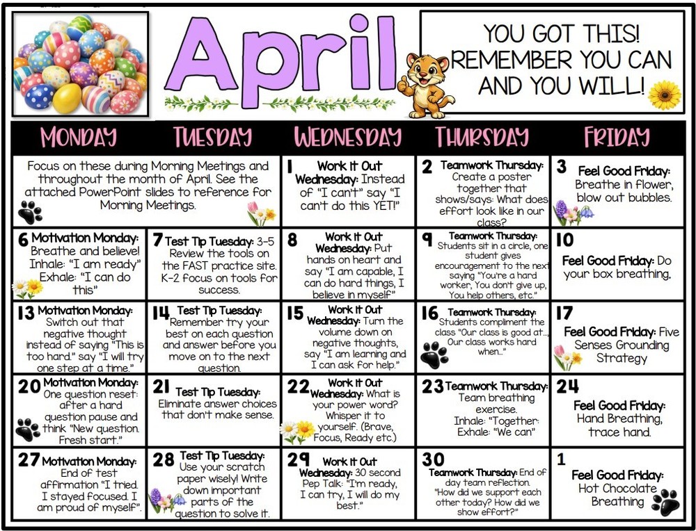 You've Got This! April 2026