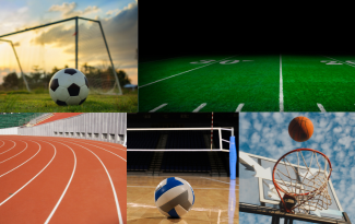 Athletics - soccer, football, track, volleyball, basketball