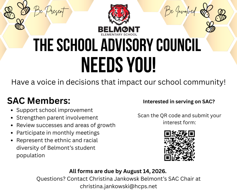 Belmont's SAC needs you!