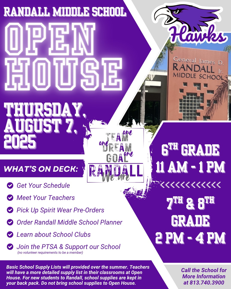 Open house information
