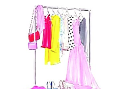 image of clothes on a clothing rack