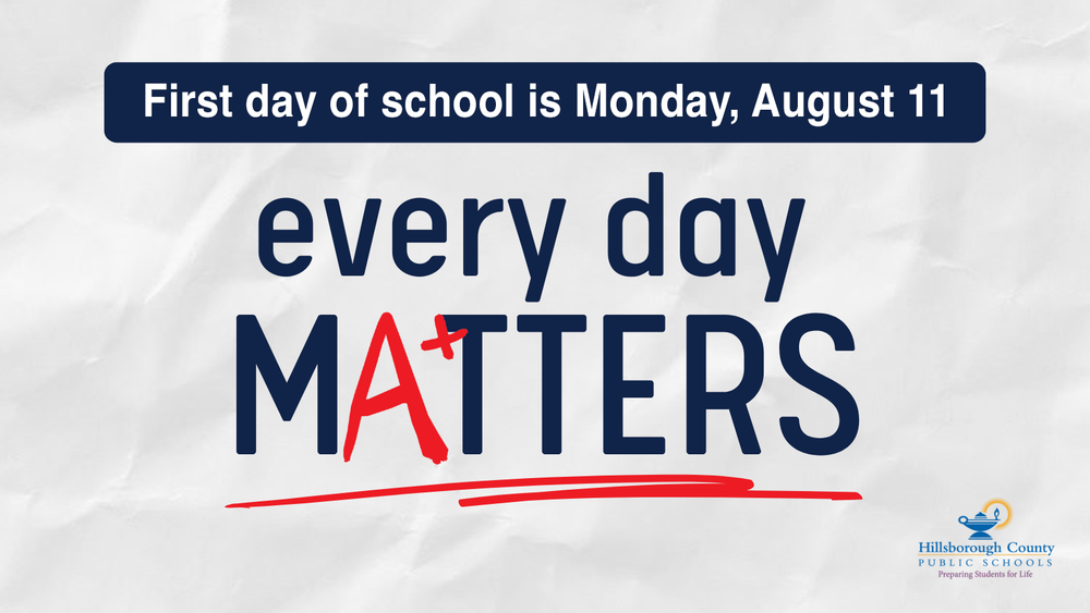 A text that read Every Day Matters