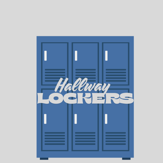 Blue Hall Lockers