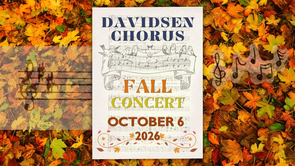 Chorus Fall Concert Oct 6