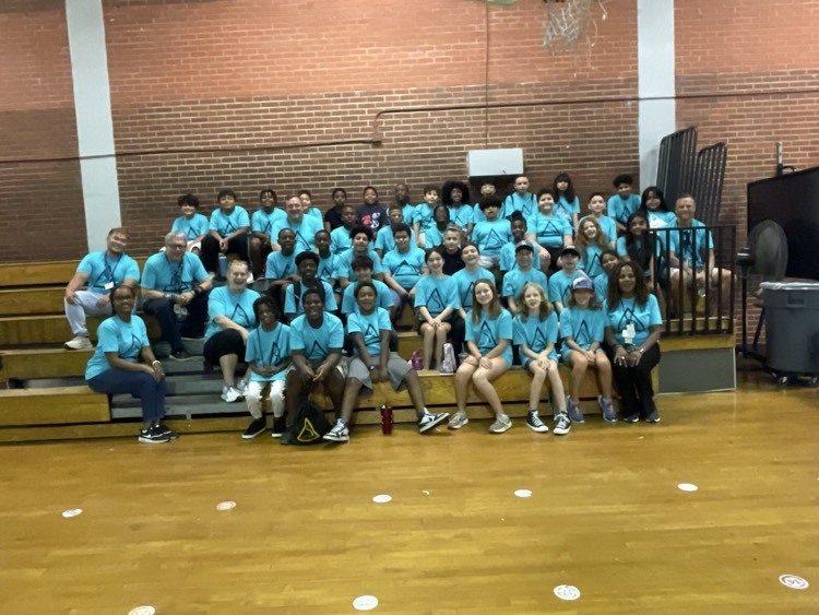 students at bridge camp