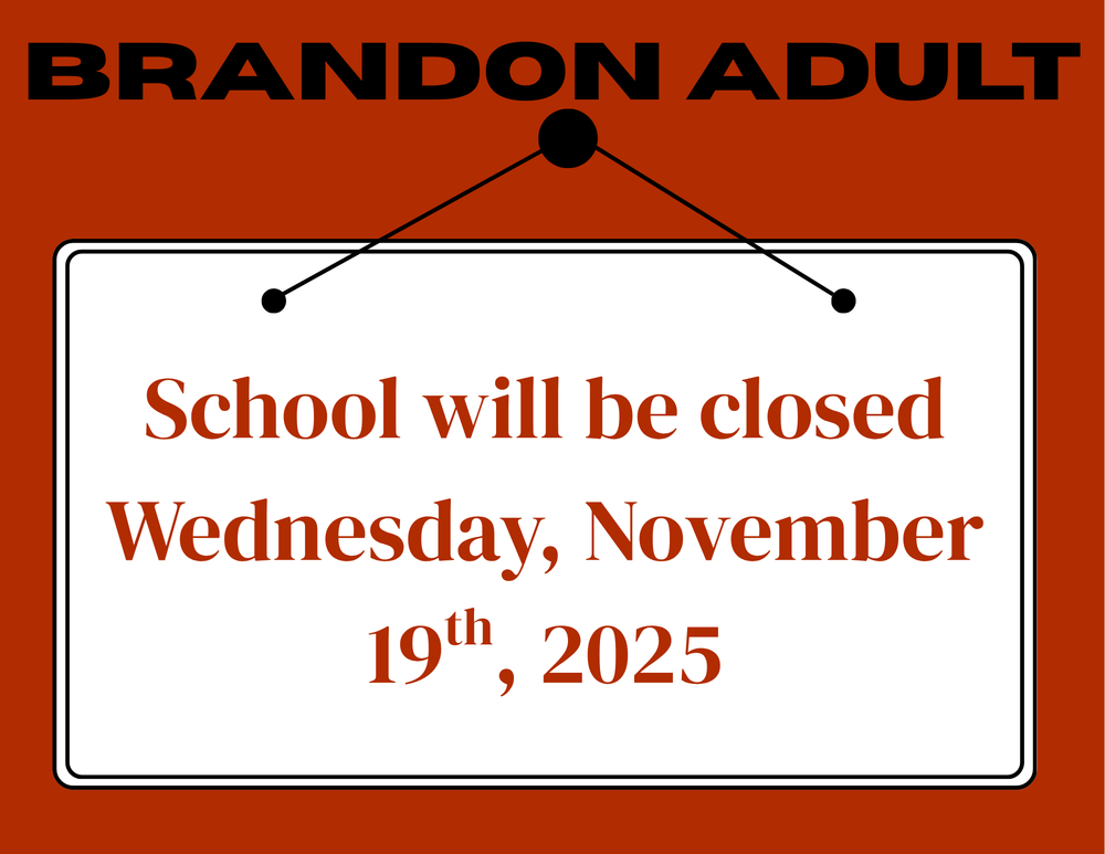 School will be closed 12/19/2025