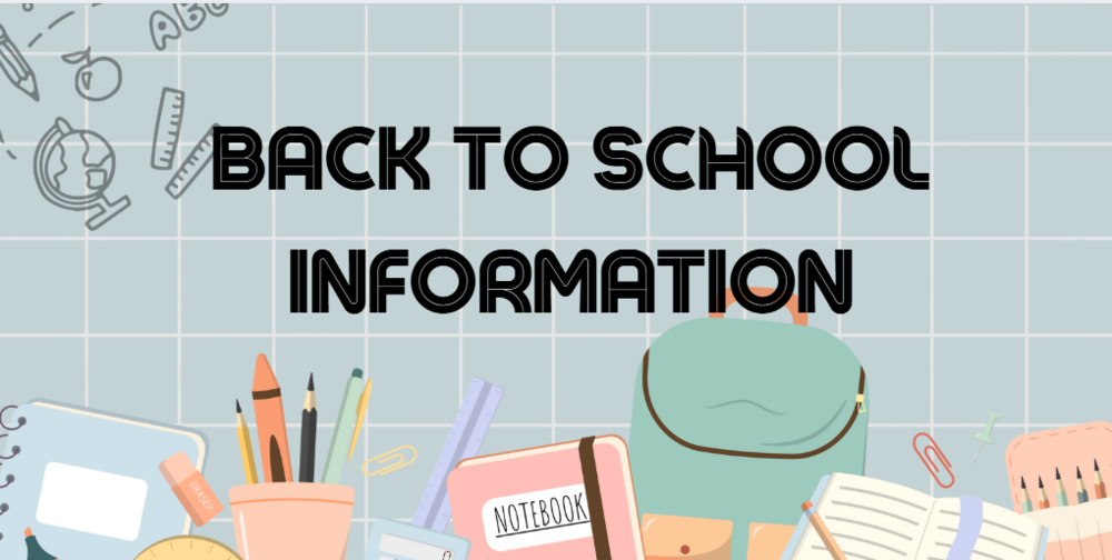 Back to School Information