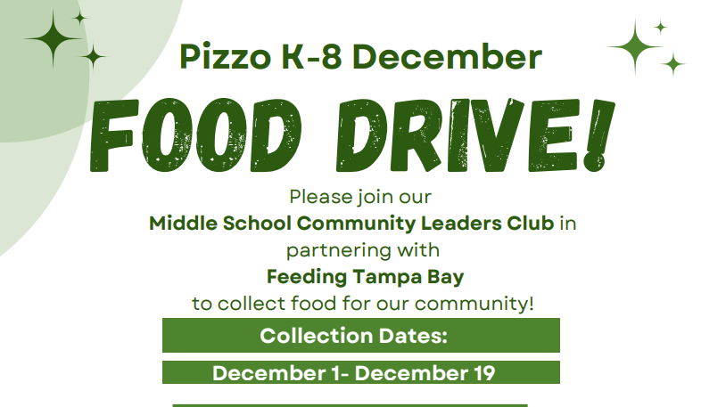 green lettering on a white background