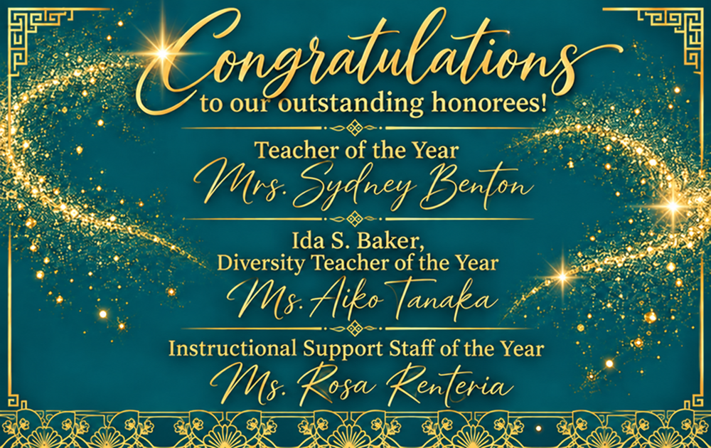 Congrats to our honorees