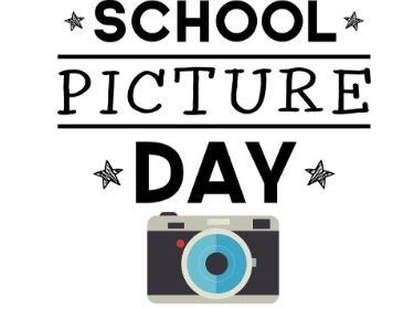 Text of School Picture Day with an image of a camera