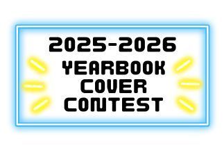 Neon Letters 25 26 Yearbook Cover Contest