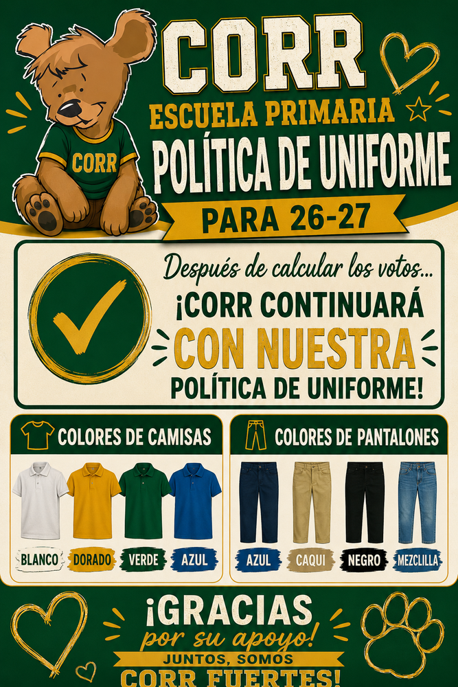 image of our new uniform policy in spanish