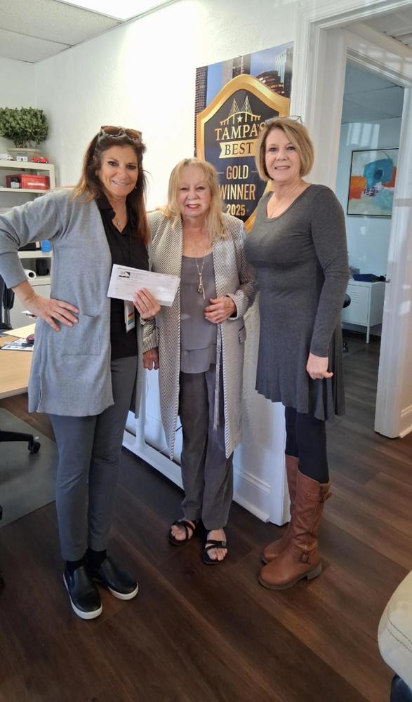 Picture of 3 ladies at an Insurace office