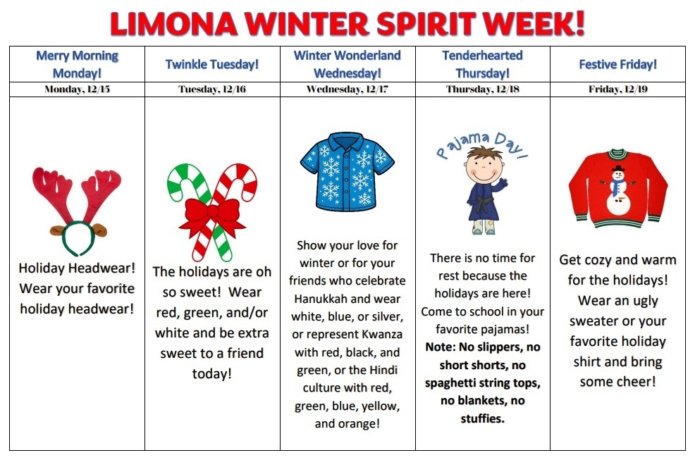 Winter Spirit Week