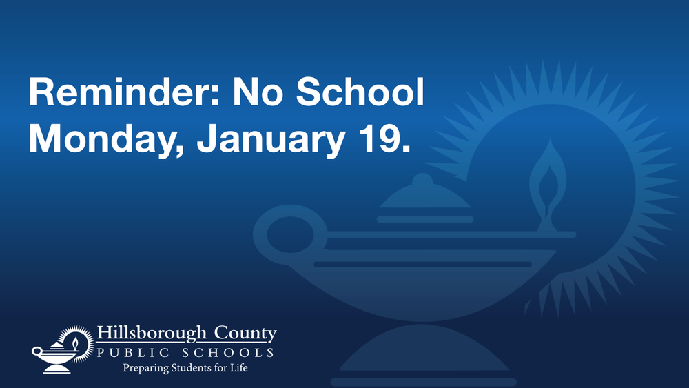 No School Jan. 19th