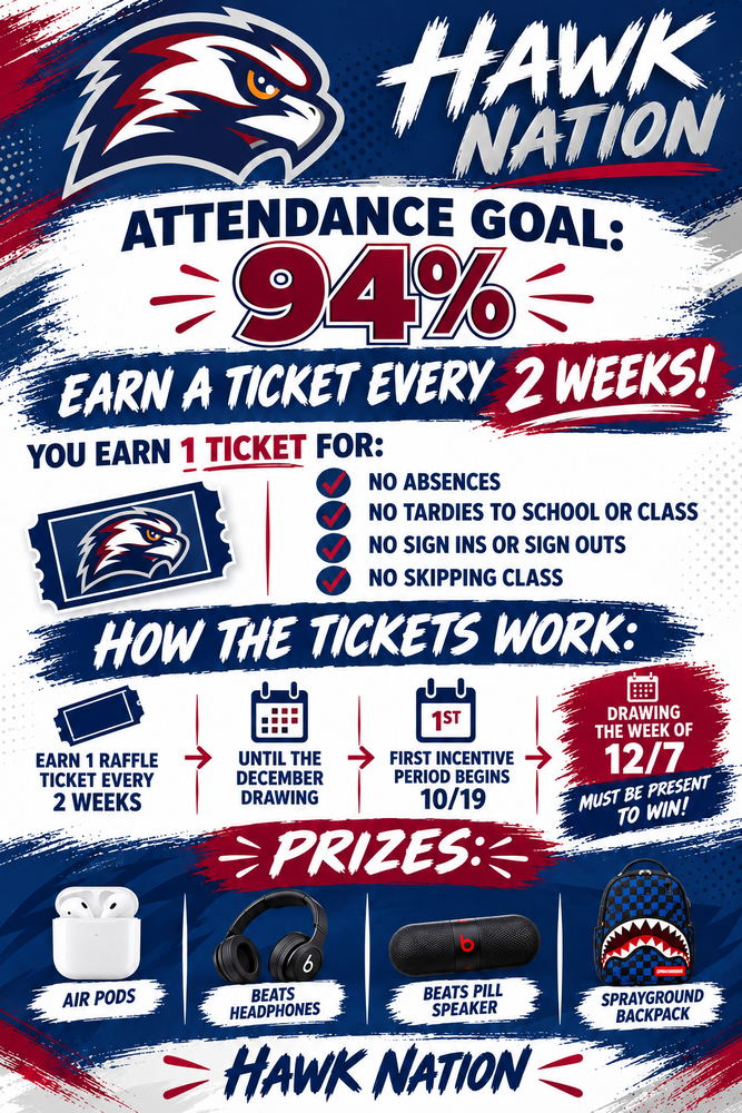 Hawk Nation Attendance Goal