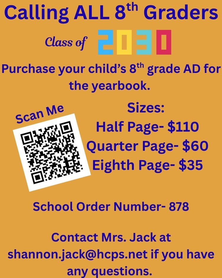 2025-2026 Yearbook Ad Flyer