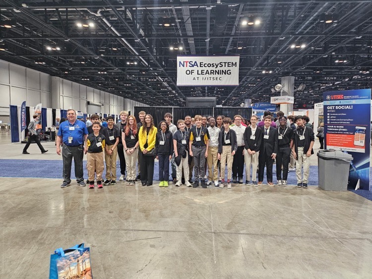 Stewart Middle School students at I/ITSEC 2025