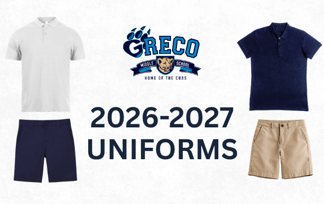 2026-2027 Greco Uniforms Graphic