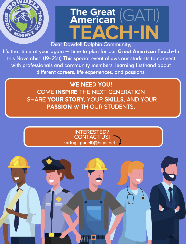 Great American Teach-In Flyer 