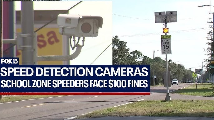 Speed Detection Cameras in front of our school