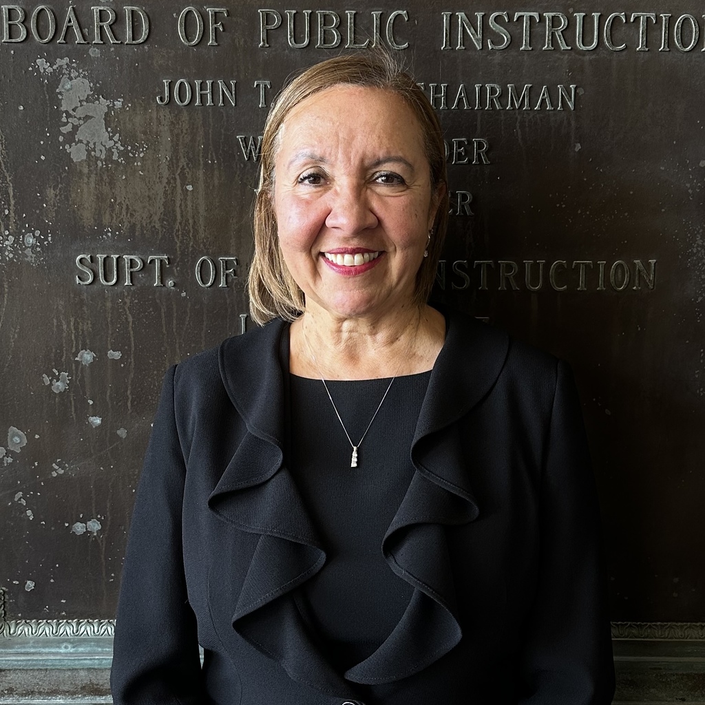 Photo of Milady Astacio, the new principal of Dawson Elementary School
