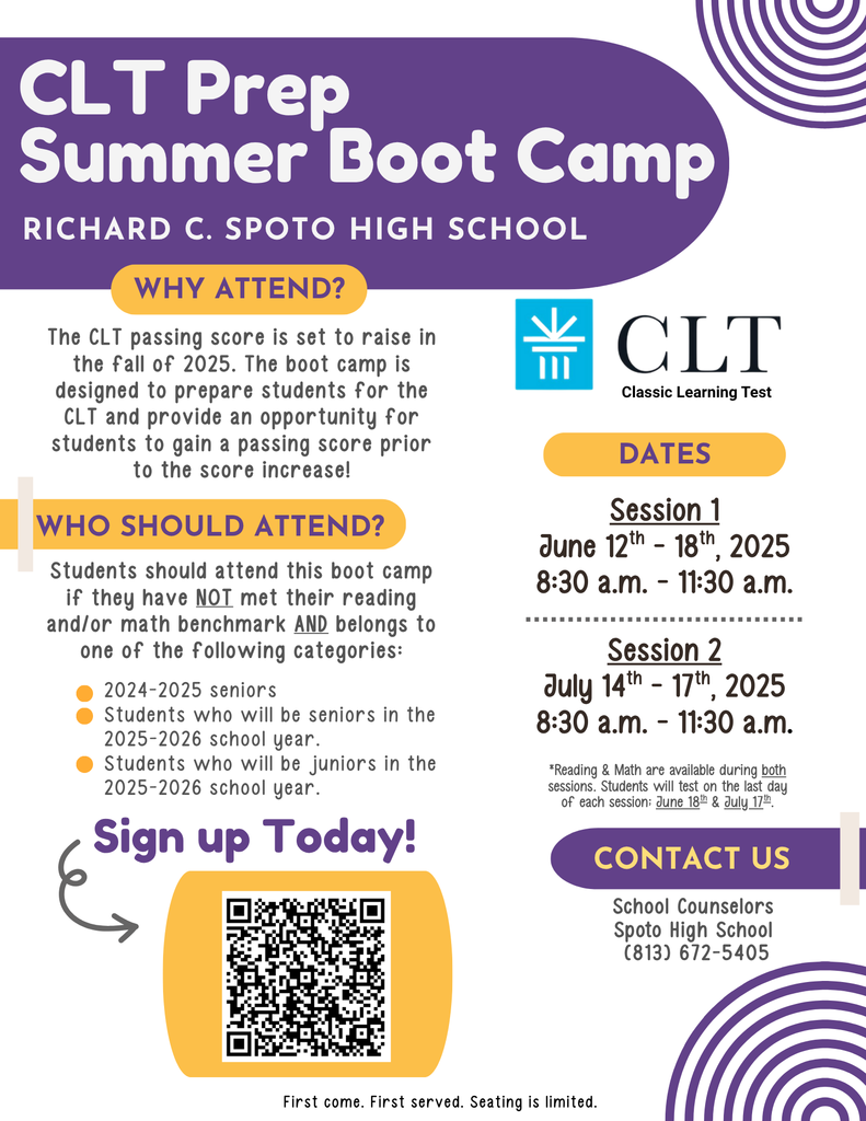 CLT Prep Summer Boot Camp Flyer