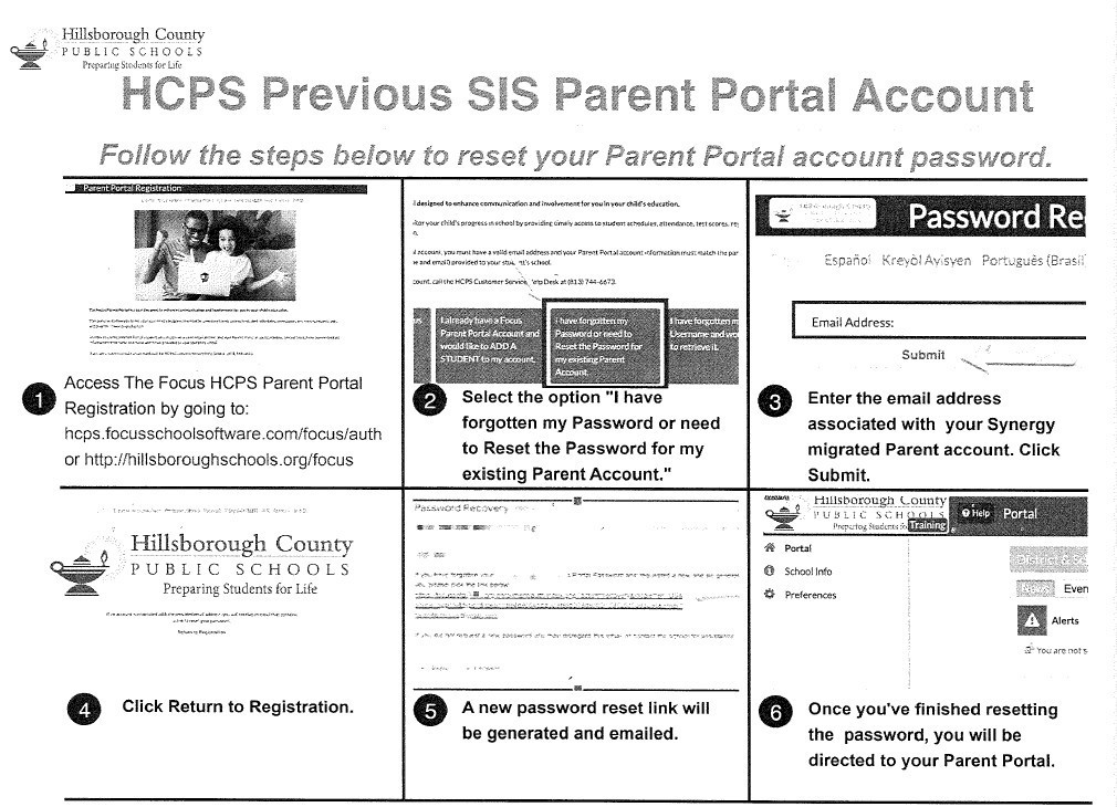 Previous Parent Portal Information