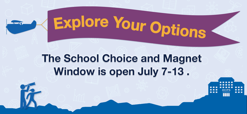 The School Choice Magnet Window is open July 7-13 - Apply for Stewart Today!!