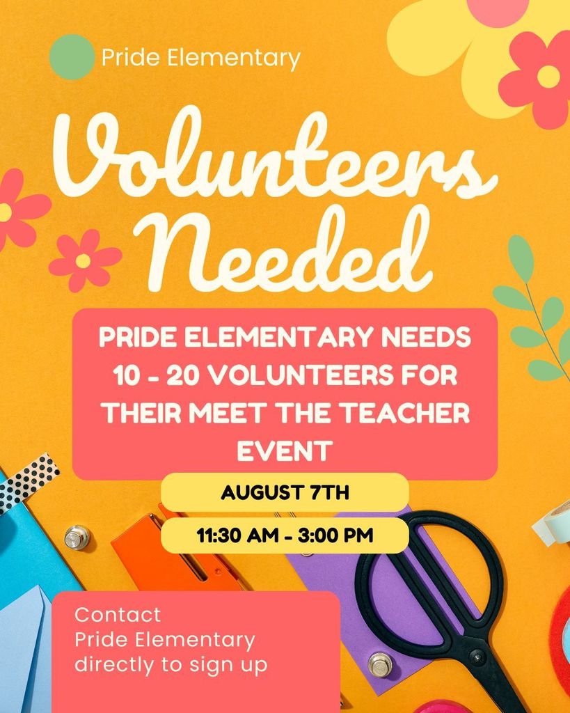flyer for volunteer opportunity