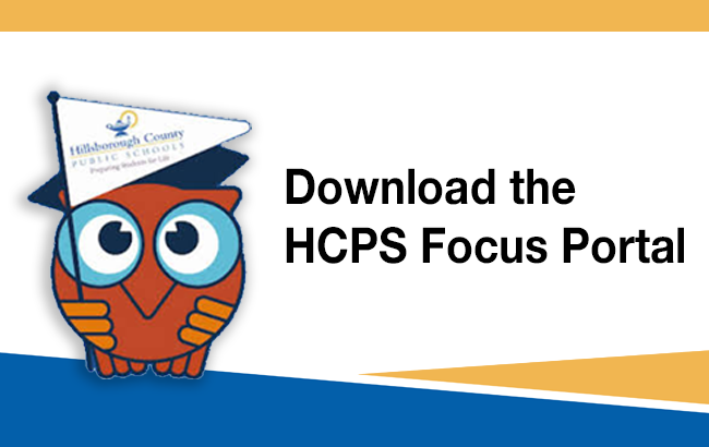 focus owl icon with download the HCPS Focus Portal