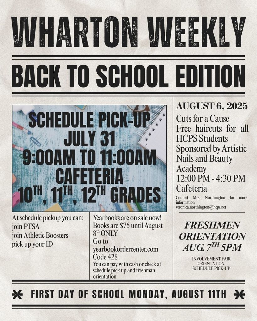 Wharton Weekly Flyer