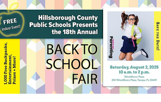back to school fair girl jumps