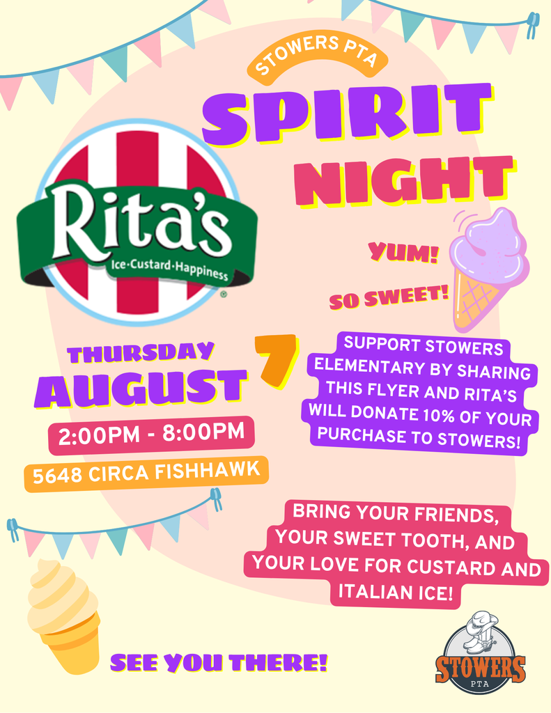 Rita's Spirit Night