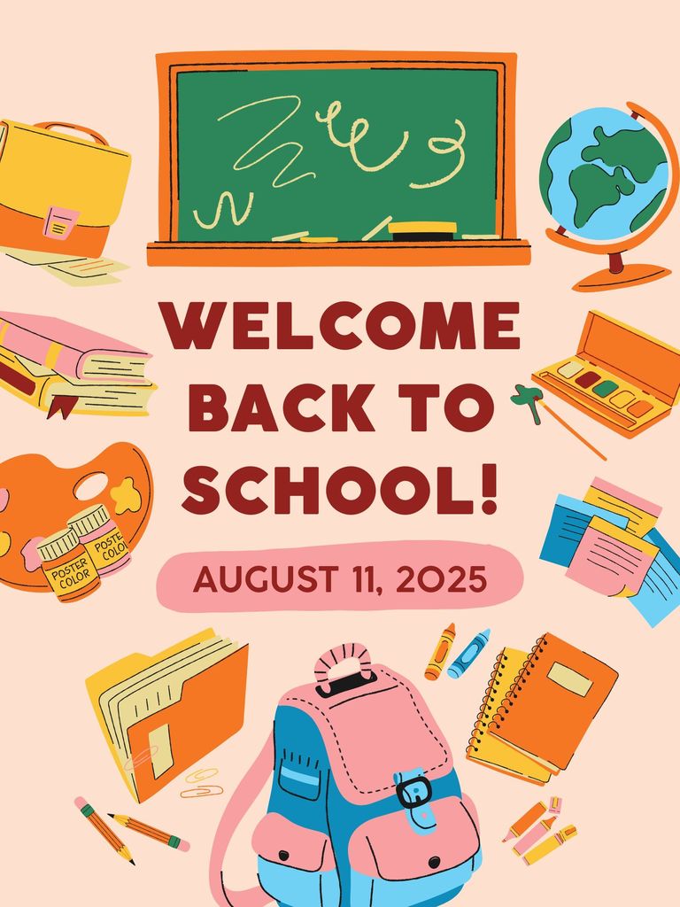 Welcome to the 2025-2026 School Year!  Monday is an early release day.  School ends at 3:30 pm for Scholars