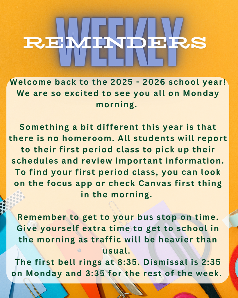 weekly reminders